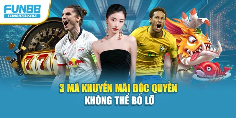 3 mã khuyến mãi độc quyền không thể bỏ lỡ
