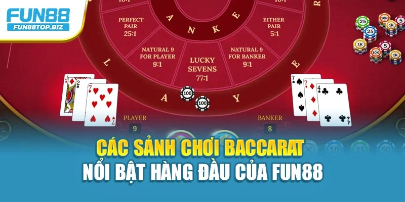 Các sảnh chơi Baccarat nổi bật hàng đầu 