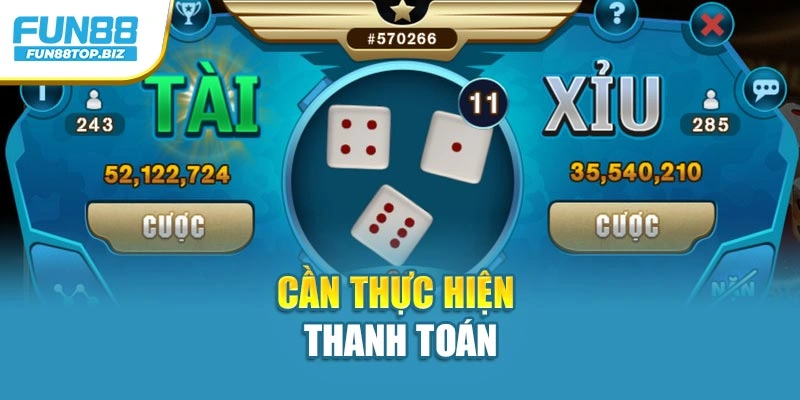 Cần thực hiện thanh toán