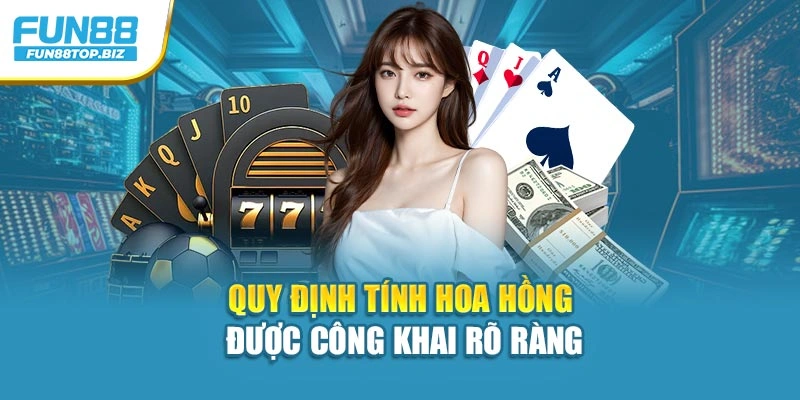 Quy định tính hoa hồng được công khai rõ ràng