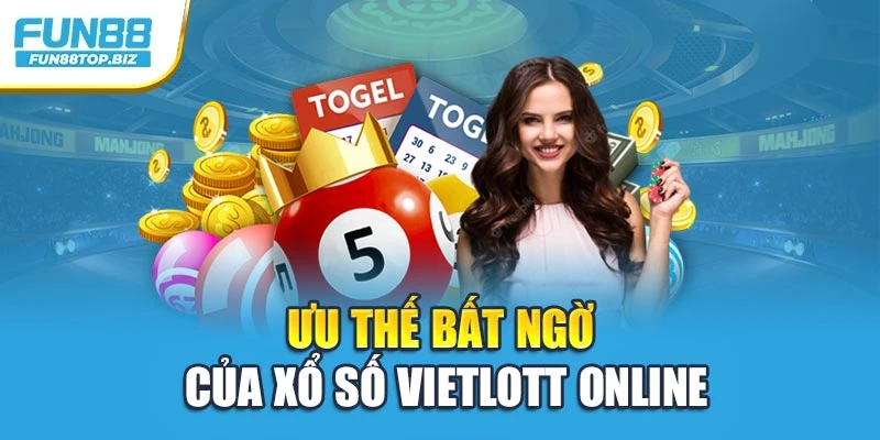 Ưu thế bất ngờ của xổ số Vietlott Online