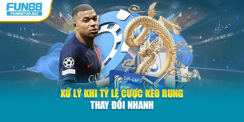 Xử lý khi tỷ lệ cược kèo rung thay đổi nhanh